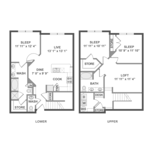 Caroline Post Oak; one two three bedroom pet friendly apartments and townhomes for rent in Uptown Houston Texas near Galleria Memorial Park